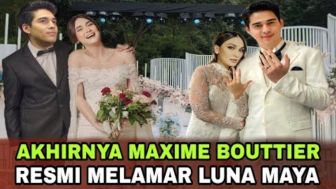 CEK FAKTA: Maxime Bouttier Resmi Melamar Luna Maya