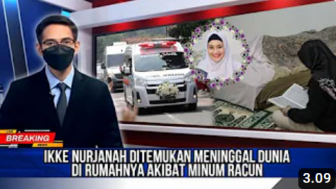 CEK FAKTA: Ikke Nurjanah Ditemukan Meninggal Dunia di Rumah Akibat Minum Racun, Benarkah?