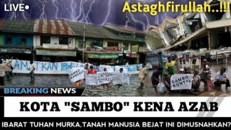 CEK FAKTA: Sambo Bawa Maut! Detik-detik Banjir Bandang Sapu Tanah