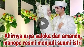 CEK FAKTA: Sah Jadi Suami Istri, Video Romantis Pernikahan Amanda Manopo dan Arya Saloka Tersebar