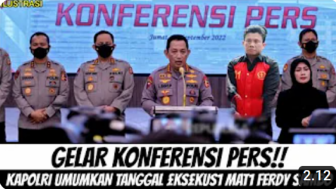 CEK FAKTA: Gelar Konferensi Pers! Kapolri Umumkan Tanggal Eksekusi Mati Ferdy Sambo, Benarkah?