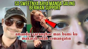 CEK FAKTA: Saling Beri Support, Amanda Manopo Ucap Saranghae ke Arya Saloka Setelah Syuting