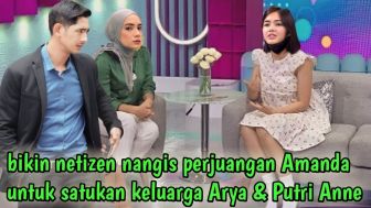 CEK FAKTA: Amanda Manopo Berjuang Satukan Keluarga Arya Saloka dan Putri Anne, Bikin Netizen Salut