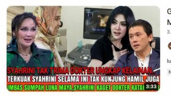 CEK FAKTA: Akibat Sumpah Luna Maya Maka Syahrini Tak Kunjung Hamil, dan Reino Barack Minta Maaf?