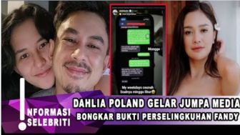 CEK FAKTA: Dahlia Poland Akhirnya Gelar Konferensi Pers, Bongkar Bukti Perselingkuhan Fandy