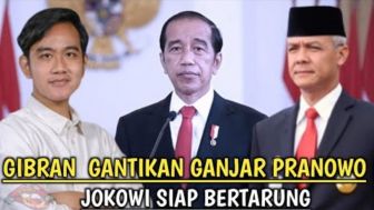 CEK FAKTA: Gibran Gantikan Ganjar Pranowo Jelang Pilpres, Jokowi Siap Bertarung