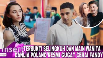 CEK FAKTA: Tidak Tahan Lagi, Dahlia Poland Resmi Gugat Cerai Fandy Christian