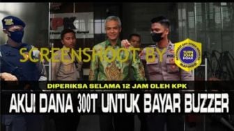 CEK FAKTA: Ganjar Pranowo Diperiksa Terkait Alokasi Dana Rp 300 T untuk Menyerang Anies Baswedan?