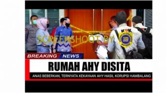 CEK FAKTA: Rumah Agus Harimurti Yudhoyono Disita Terkait Korupsi?