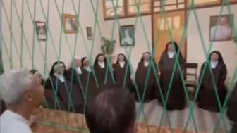 Ganjar Kunjungi Suster Katolik di Manado, Warganet: Jangan Ada Lagi Gereja Dipersulit Pa!