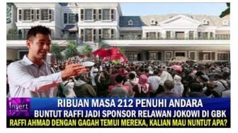 CEK FAKTA: Rumah Raffi Ahmad Dikepung Massa, Buntut Jadi Sponsor Relawan Presiden RI Joko Widodo?