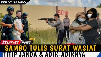 CEK FAKTA: Ferdy Sambo Tulis Surat Wasiat, Titip Anak dan Istrinya yang Akan Menjanda