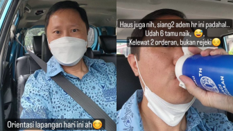 Viral Momen Bos Blue Bird Jadi Sopir Taksi, Mangkal di Wilayah Jaksel Cari Penumpang