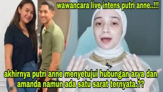 CEK FAKTA: Putri Anne Setujui Hubungan Arya Saloka dan Amanda Manopo dengan Satu Syarat