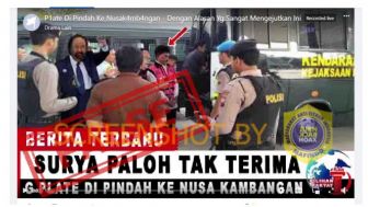 CEK FAKTA: Benarkah Johnny G Plate Dipindahkan ke Lapas Nusakambangan karena Alasan Ini?