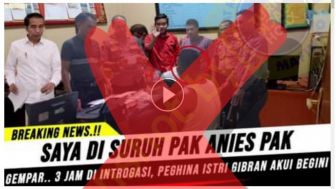 CEK FAKTA: Benarkah Ada Oknum Ditangkap dan Ngaku Suruhan Anies Baswedan untuk Hina Istri Wali Kota Surakarta?