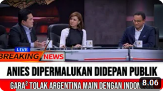 CEK FAKTA: Anies Baswedan Tolak Pertandingan Argentina vs Indonesia! Langsung Dipermalukan Erick Thohir