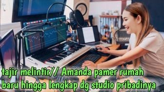 CEK FAKTA: Amanda Manopo Pamer Rumah Baru Lengkap Studio Pribadi, Tinggal Bareng Arya Saloka?