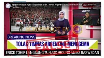 CEK FAKTA: Aksi Tolak Timnas Argentina Main di FIFA Matchday 2023 Indonesia, Video Ini Comot Artikel Suara.com untuk Konteks yang Salah