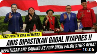 CEK FAKTA: AHY Putuskan Gabung Koalisi PDIP! Anies Baswedan Gagal Nyapres