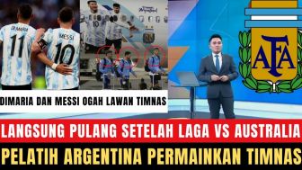 CEK FAKTA: Ogah Lawan Timnas Indonesia dan Pemain Disuruh Pulang, Timnas Argentina Batal Datang ke Indonesia