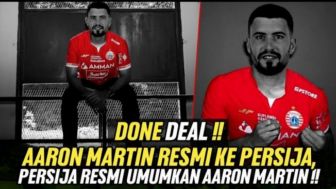 CEK FAKTA: Done Deal! Persija Resmi Umumkan Aaron Martin Sebagai Rekrutan Baru