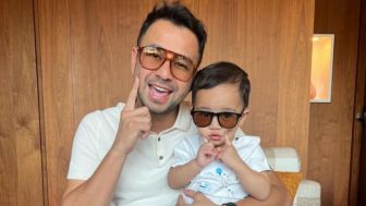 Raffi Ahmad Ketar-ketir Lihat Rayyanza Elus Harimau Milik Alshad Ahmad: Ya Allah....