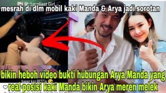 CEK FAKTA: Bikin Heboh! Bukti Hubungan Real, Posisi Kaki Amanda Manopo Bikin Arya Saloka Merem Melek