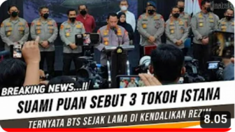 CEK FAKTA: Suami Puan Maharani Bongkar Keterlibatan Tiga Tokoh Istana Dalam Kasus Korupsi BTS 4G