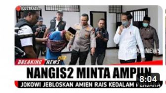 CEK FAKTA: Apa Benar Amien Rais Menangis Mohon Ampun Karena Bakal Dimasukkan ke Bui oleh Presiden Joko Widodo?