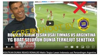 CEK FAKTA: Benarkah Cristiano Ronaldo Ingin Portugal vs Timnas Indonesia Setelah Menyimak FIFA Matchday 2023?