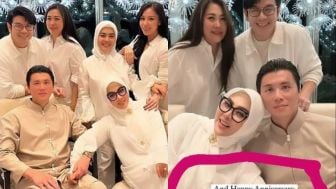 Gegara Foto Ini, Syahrini dan Reino Barack Disebut 'Numpang' Ultah di Anniversary Orang