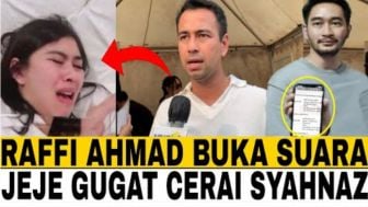 CEK FAKTA: Syahnaz Selingkuh Raffi Ahmad Buka Suara, Jeje Gugat Cerai