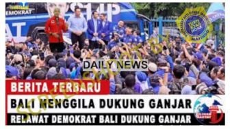 CEK FAKTA: Benarkah Kader Partai Ini yang Berada di Bali Ganti Haluan, Mendukung Ganjar Pranowo dalam Pilpres Tahun Depan?