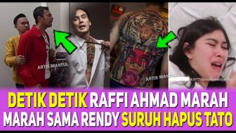 CEK FAKTA: Raffi Ahmad Ngamuk ke Rendy Kjaernett, Minta Hapus Tato Wajah Syahnaz Sadiqah