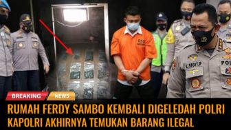 CEK FAKTA: Kamar Ferdy Sambo Digeledah, Bungkusan Isi Barang Ilegal Ditemukan