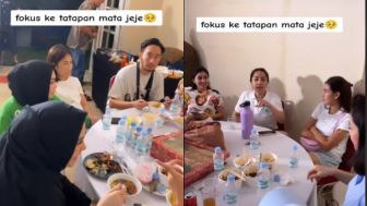 Makan Bareng, Jeje Tak Lagi Duduk Sebelah Syanaz, Tatapan Mata Jadi Sorotan