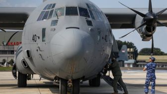 Super Hercules Kedua TNI AU Tiba di Halim, 5 Hari Terbang dari AS