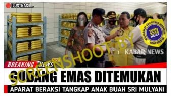 CEK FAKTA: Apa Benar 100 Ton Emas Ditemukan Saat Aparat Menangkap Anak Buah Sri Mulyani?