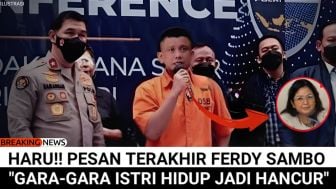 CEK FAKTA: Pertama Kalinya Ferdy Sambo Gelar Jumpa Pers, Ungkap Pesan Terakhir Sebelum Dieksekusi