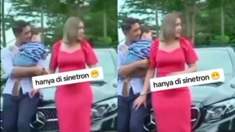 Video Tangan Amanda Manopo Sentuh Paha Arya Saloka Disorot Warganet: Duh Dikit Lagi Kena..