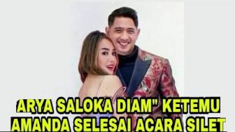 CEK FAKTA: Peluk Mesra, Arya Saloka Diam-diam Bertemu Amanda Manopo di Belakang Panggung Silet Awards