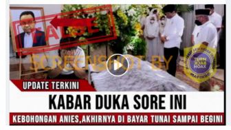 CEK FAKTA: Foto Anies Baswedan Dipajang di Rumah Duka, Video Ini Mencomot Materi Suara.com untuk Tujuan yang Salah