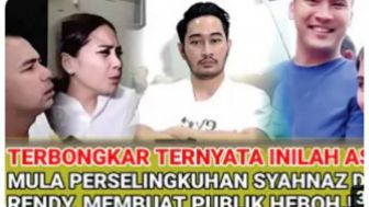 CEK FAKTA: Terbongkar! Motif Perselingkuhan Syahnaz dan Rendy Ternyata untuk Popularitas