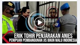 CEK FAKTA: Ketua Umum PSSI Antarkan Anies Baswedan Masuk Bui Terkait Penipuan Pembangunan JIS?