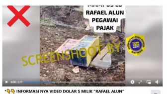 CEK FAKTA: Tersangka Kasus Gratifikasi Rafael Alun Trisambodo Menimbun Uang Dolar di Bawah Tanah?