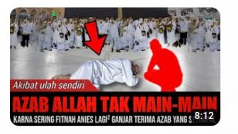 CEK FAKTA: Apa Benar Ganjar Pranowo Mengalami Hal Tidak Diinginkan Selama di Mekkah Akibat Lakukan Fitnah Anies Baswedan?