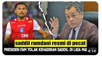 CEK FAKTA: Persatuan Sepak Bola Malaysia Tolak Saddil Ramdani Main di Liga Negara Itu?