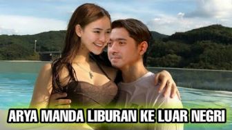 Berenang Berdua di Danau, Arya Saloka dan Amanda Manopo Liburan ke Luar Negeri, Benarkah?