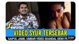 CEK FAKTA: Saipul Jamil Bisa Sebarkan Video Syur Dewi Perssik Begitu Saja?